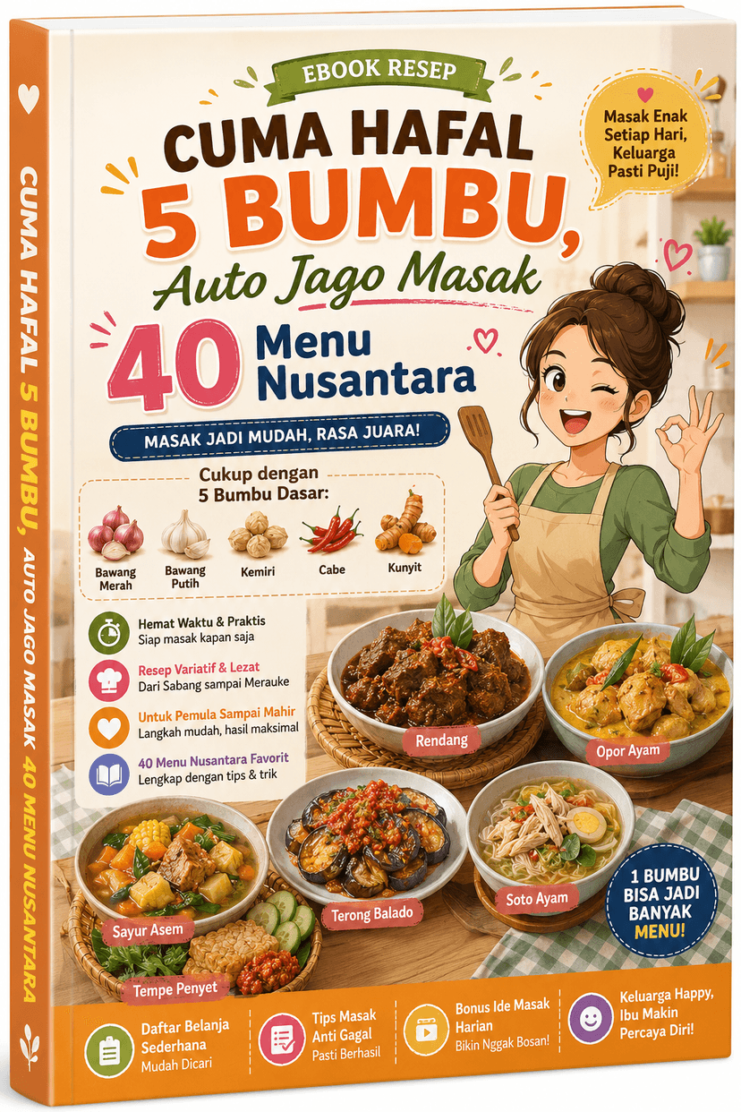 Cuma Hafal 5 Bumbu, Auto Jago Masak 40 Menu Nusantara