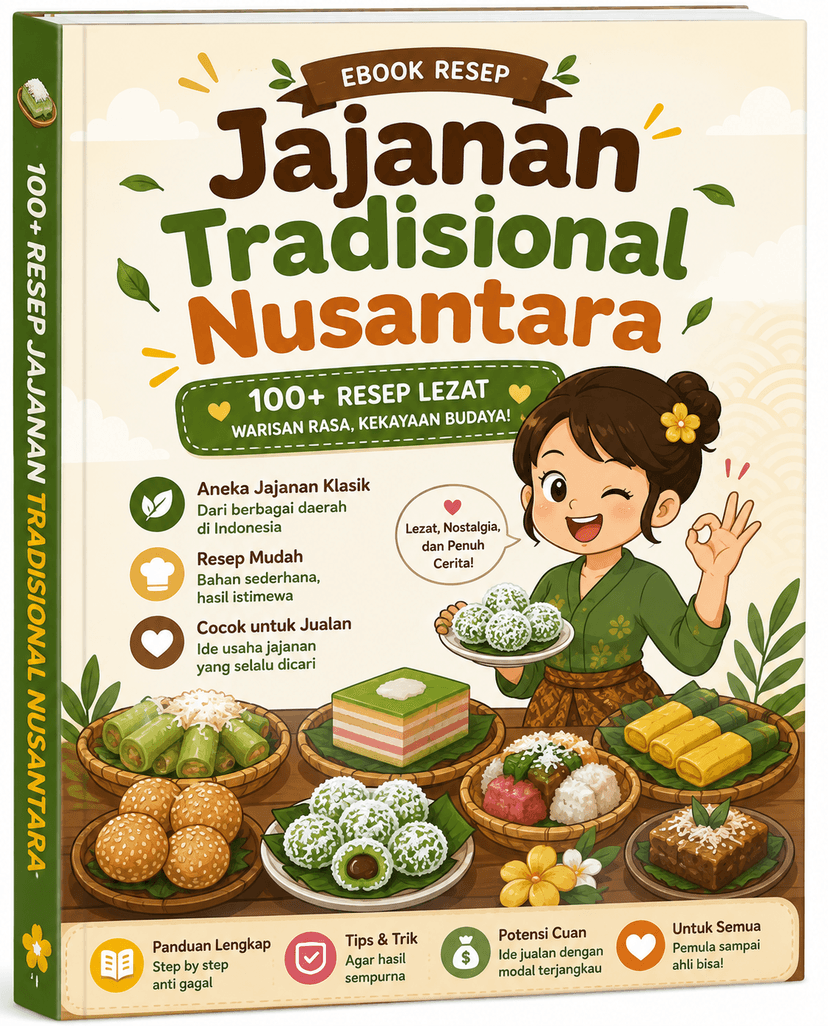 100+ resep jajanan pasar & tradisional, siap praktik