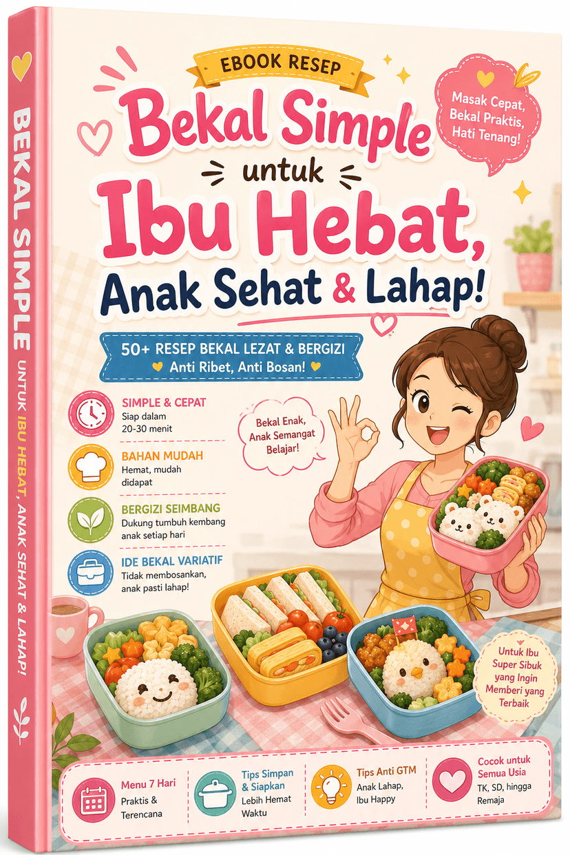100+ Resep Bekal Sekolah, Anti Ribet Tiap Pagi